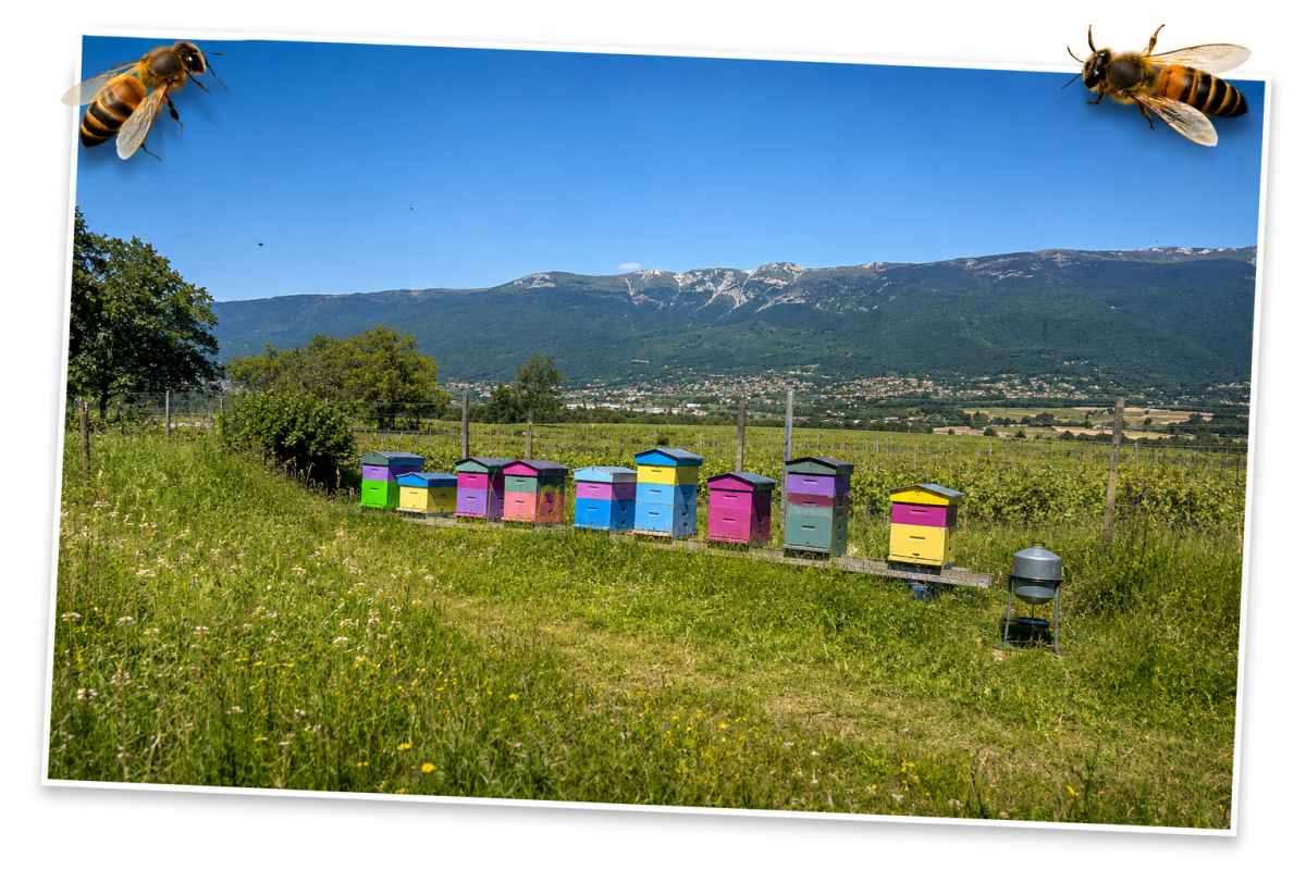 Rucher de Choully à Satigny dans le canton de Genève – apiculteur artisanal et miel local de terroir