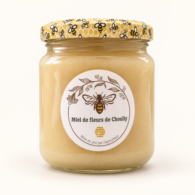 Miel artisanal de Genève – Récolte de juin – Crémeux – 250 g
